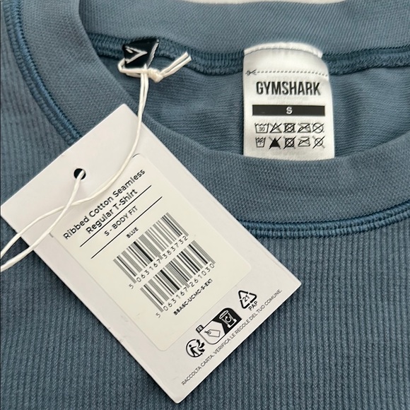 Women’s Gymshark Blue Short Sleeve Tee - Picture 3 of 3